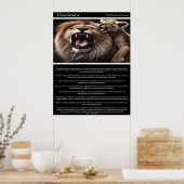 Desiderata: een symfonie van brullen poster (Keuken)