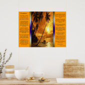 Desiderata Enchanting Island Oasis Poster (Keuken)