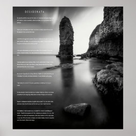 DESIDERATA England Coast Poster
