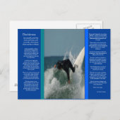 DESIDERATA Face Dive Briefkaart (Voorkant / Achterkant)