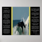 Desiderata Falling Surfer Posters (Voorkant)
