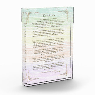 Desiderata Gedicht van Max Ehrmann Poster Fotoblokken