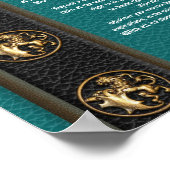 Desiderata "gewenste dingen", masculine backg. poster (Hoek)