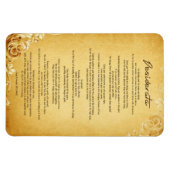 Desiderata "Gewilde dingen" op het perkament Magneet (Horizontaal)