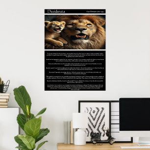 Desiderata: het geraas van het wilde hart poster