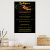 Desiderata Hummingbird Posters 1a (Keuken)