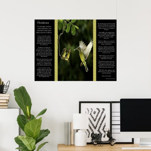 Desiderata Hummingbird Posters 2 (Thuiskantoor)