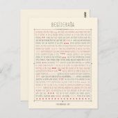 Desiderata Inspirerend gedicht Briefkaart (Voorkant / Achterkant)