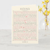 Desiderata Inspirerend gedicht Kaart (Gele Bloem)