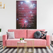 Desiderata - Kerstboomcluster, Kegelnevel Canvas Afdruk (Insitu (Woonkamer))