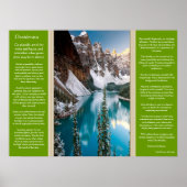 Desiderata Majestic Mountain View Posters (Devant)