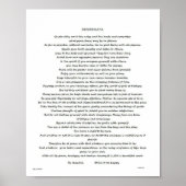 DESIDERATA MAX EHRMANN POSTER (Devant)