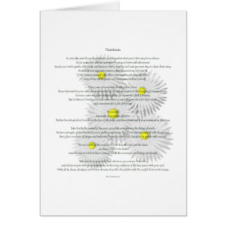 Desiderata met Daisies