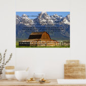 DESIDERATA Mountain Cabin Posters (Keuken)