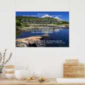 DESIDERATA Mountain Lake Posters (Keuken)
