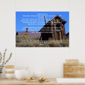 DESIDERATA Mountain Out House Posters (Keuken)