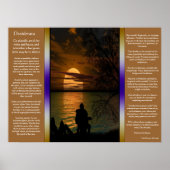 Desiderata Ocean silhouette Posters (Devant)