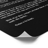 Desiderata - Omega Nebula, Messier 17 Poster (Hoek)