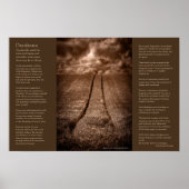 Desiderata on Been and Gone in Sepia Poster (Voorkant)
