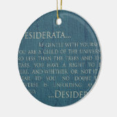 Desiderata op Canvas Keramisch Ornament (Links)