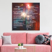 Desiderata op Coronet Galaxy Canvas Afdruk (Insitu (Woonkamer))