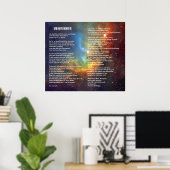 Desiderata op Tulip Galaxy Poster (Thuiskantoor)