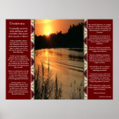 Desiderata Orange SunSet Posters (Devant)