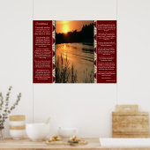 Desiderata Orange SunSet Posters (Cuisine)