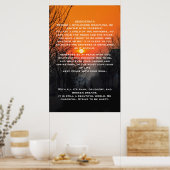 DESIDERATA Orange walkway Affiches (Cuisine)