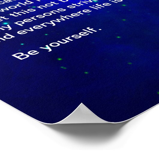 Desiderata over Orion Nebula Poster (Hoek)