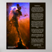 Desiderata - Pillars of Creation in Eagle Nebula Poster (Voorkant)