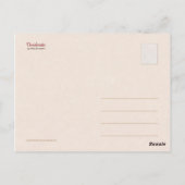 Desiderata Poem Carte postale Mini Art (Dos)