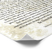 DESIDERATA Poem Max Ehrmann-Medieval Calligraphy Poster (Hoek)