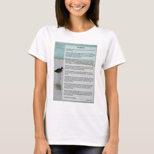 Desiderata Poem - Seagull op het strand T-shirt