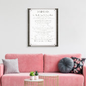 DESIDERATA Poem van Max Ehrmann Canvas Afdruk (Insitu (Woonkamer))