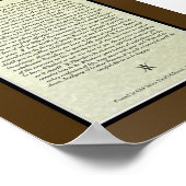 DESIDERATA Poem van Max Ehrmann Poster (Hoek)