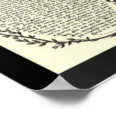 DESIDERATA Poem van Max Ehrmann Poster (Hoek)