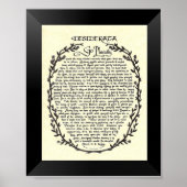 DESIDERATA Poem van Max Ehrmann Poster (Voorkant)