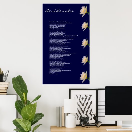 Desiderata ~ Poster (Bureau à domicile)