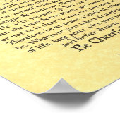 DESIDERATA Poster Max Ehrmann Calligraphie médiéva (Coin)