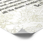 DESIDERATA Poster Max Ehrmann-Medieval Calligrafie (Hoek)