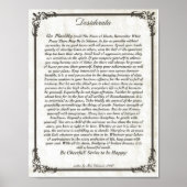 DESIDERATA-Poster Poster (Voorkant)