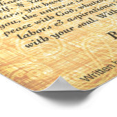 DESIDERATA-Poster van Max Ehrmann=16x20 Fossil Poster (Hoek)
