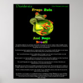 Desiderata Posters kikkervis (Voorkant)