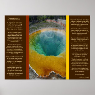 DESIDERATA-Posters met waterslang Poster