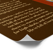 DESIDERATA-Posters met waterslang Poster (Hoek)