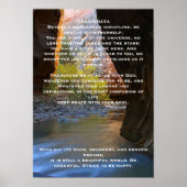 DESIDERATA-Posters Poster (Voorkant)
