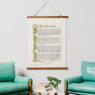Desiderata Proza van M. Ehrmann Hangend Wandkleed