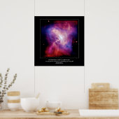 Desiderata quote - Crab Pulsar, Neutron Star Poster (Keuken)