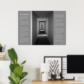 Desiderata - Recederende corridor Poster (Thuiskantoor)